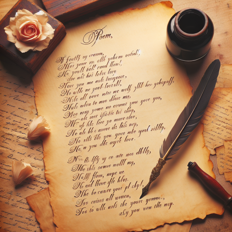 Order Poem Generator