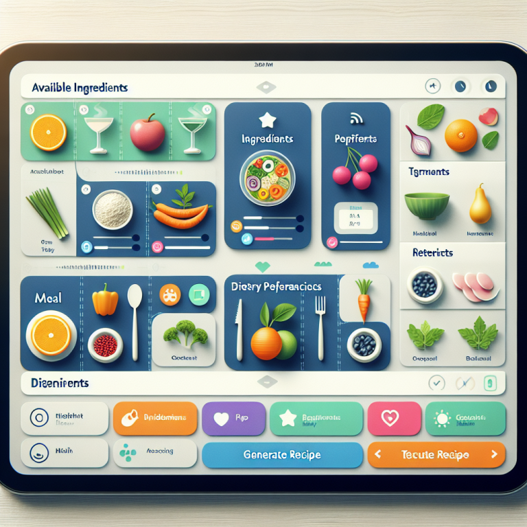 Organic Recipe Generator