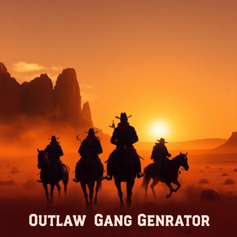 Outlaw Gang Name Generator