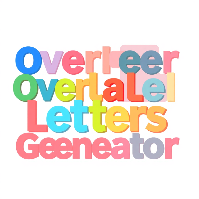 Overlapping Letters Name Generator