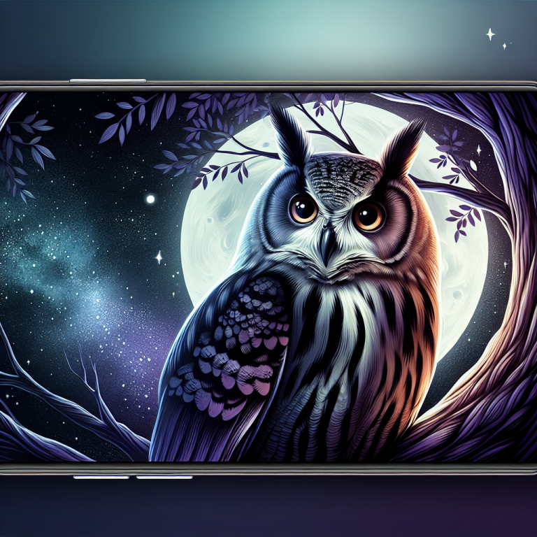 Owl Wallpaper Generator