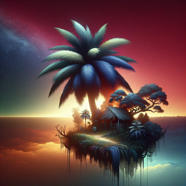 Palm Tree Wallpaper Generator