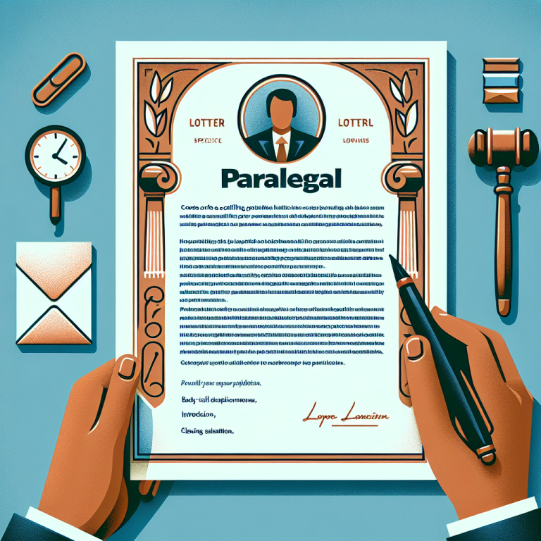 Paralegal Cover Letter Generator