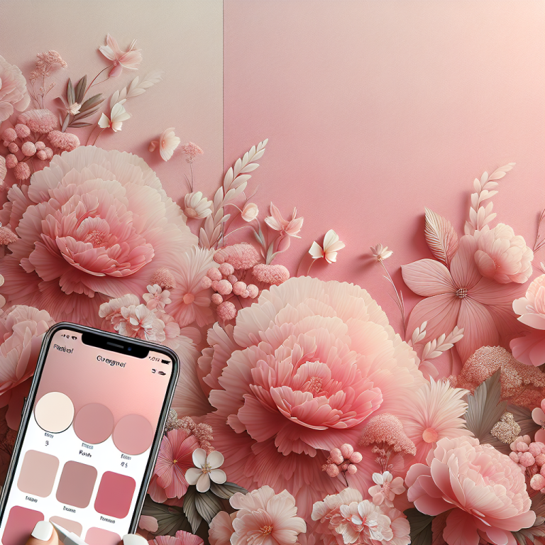 Pastel Pink Flower Wallpaper Generator