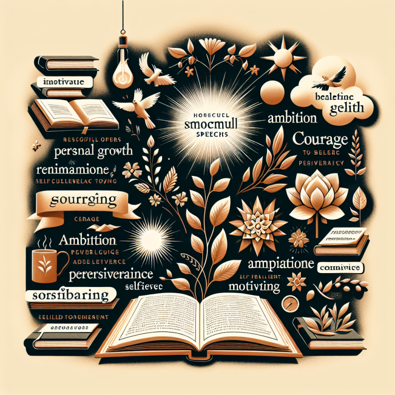 Personal Growth Speech Generator