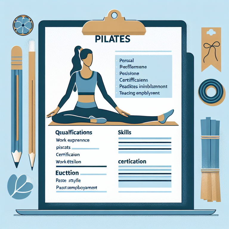 Pilates Instructor Resume Generator