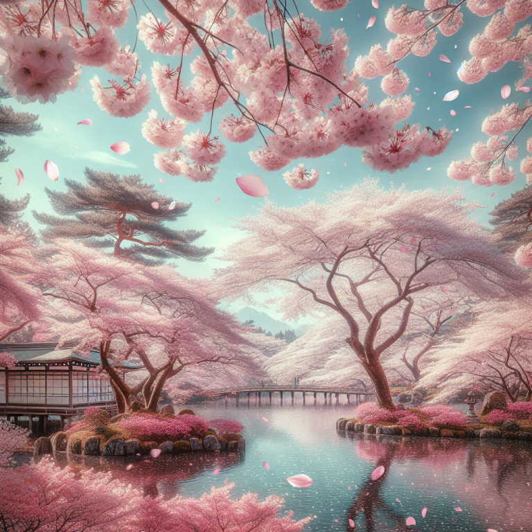 Pink Cherry Wallpaper Generator