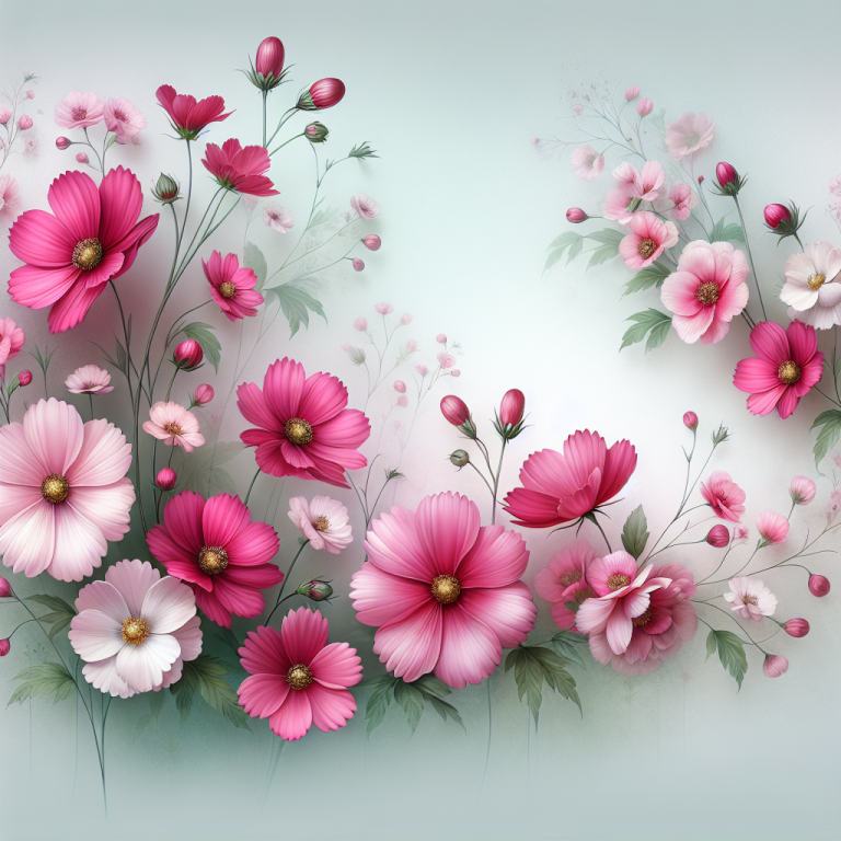 Pink Flowers Wallpaper Generator