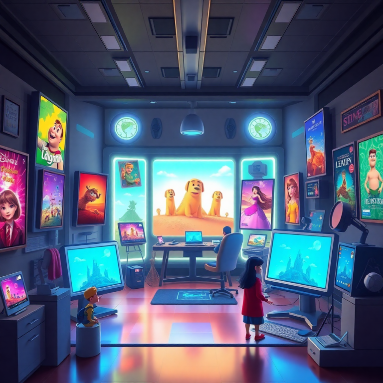 Pixar Ai Movie Posters Generator