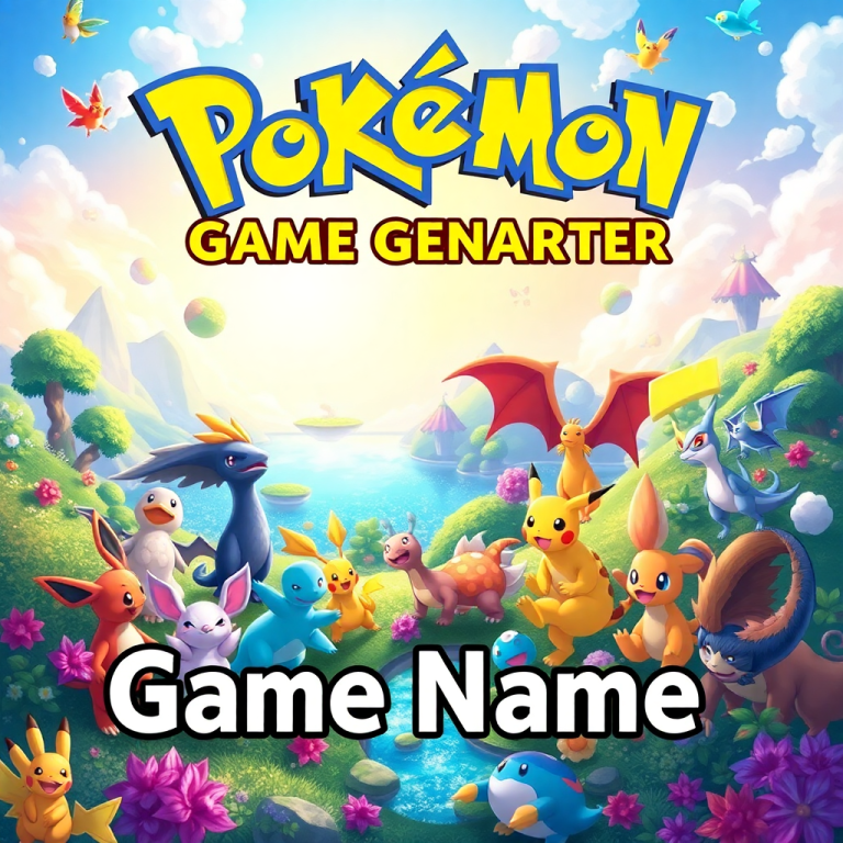 Pokemon Game Name Generator