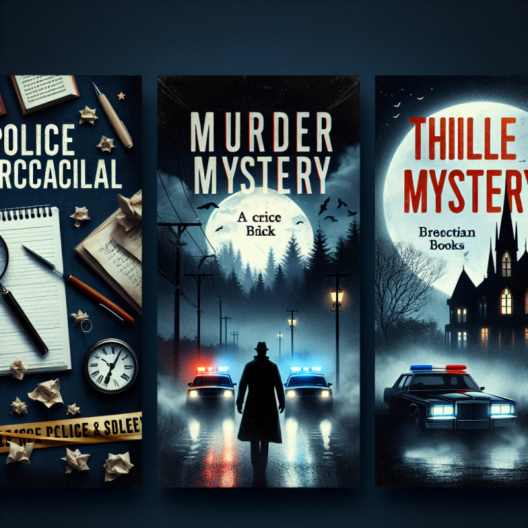 Police Procedural Book Cover Generator