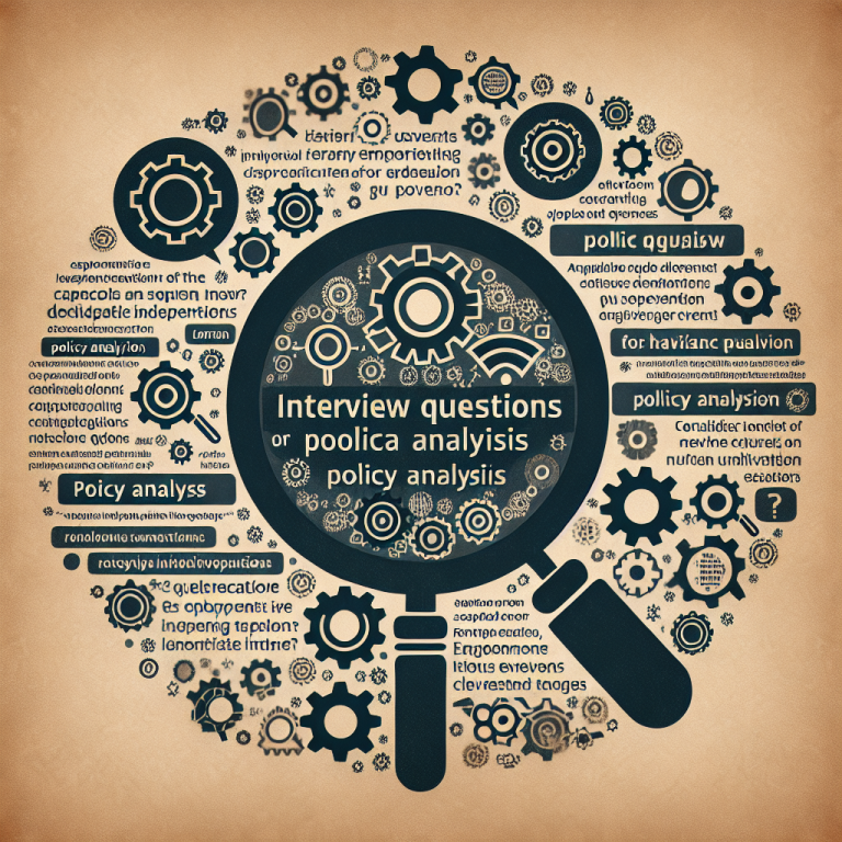 Policy Analysis Interview Question Generator