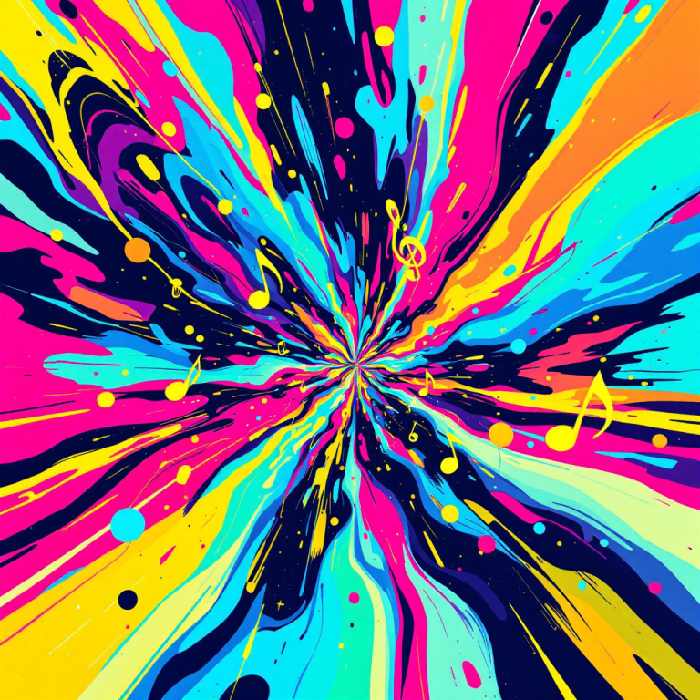 Pop Music Album Cover Generator
