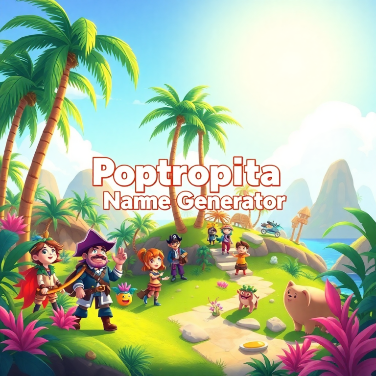 Poptropica Name Generator