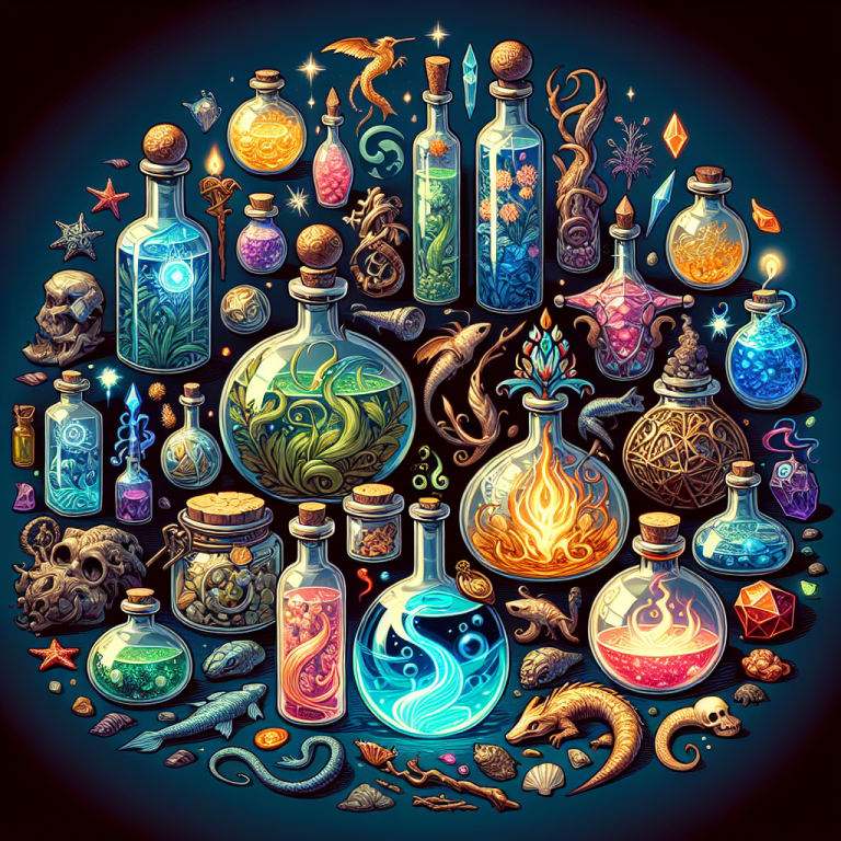 Potion Bottle Game Generator