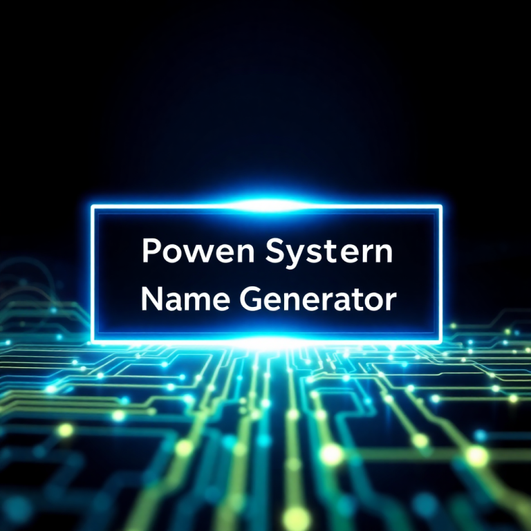 Power System Name Generator