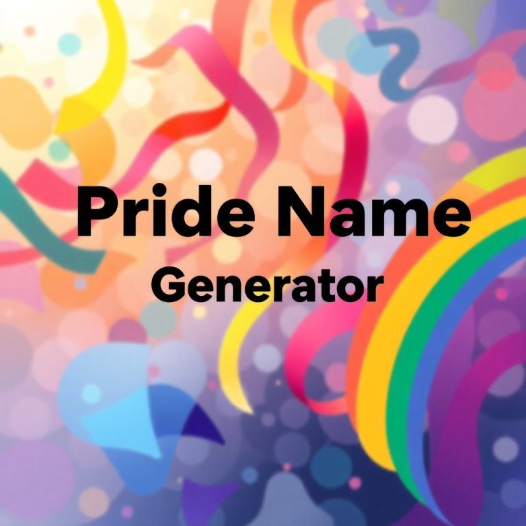 Pride Name Generator