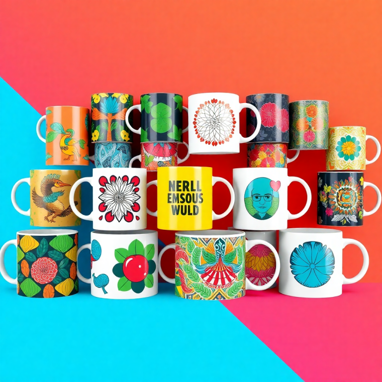 Print On Demand Mugs Mockup Generator