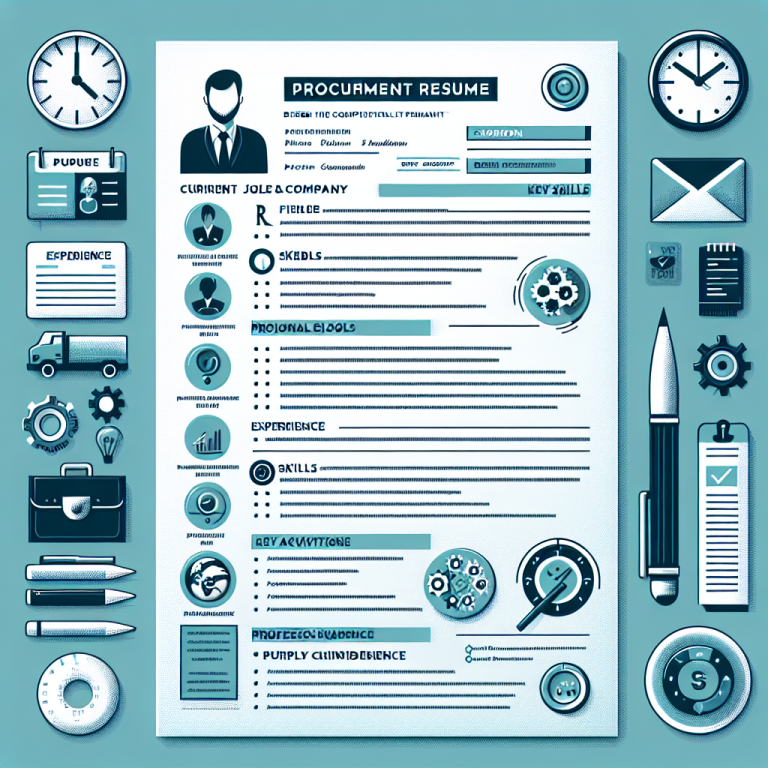 Procurement Resume Generator