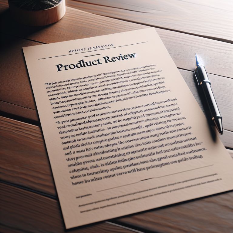 Product Review Generator