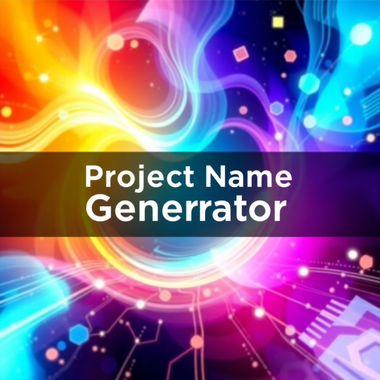 Project Name Generator Free