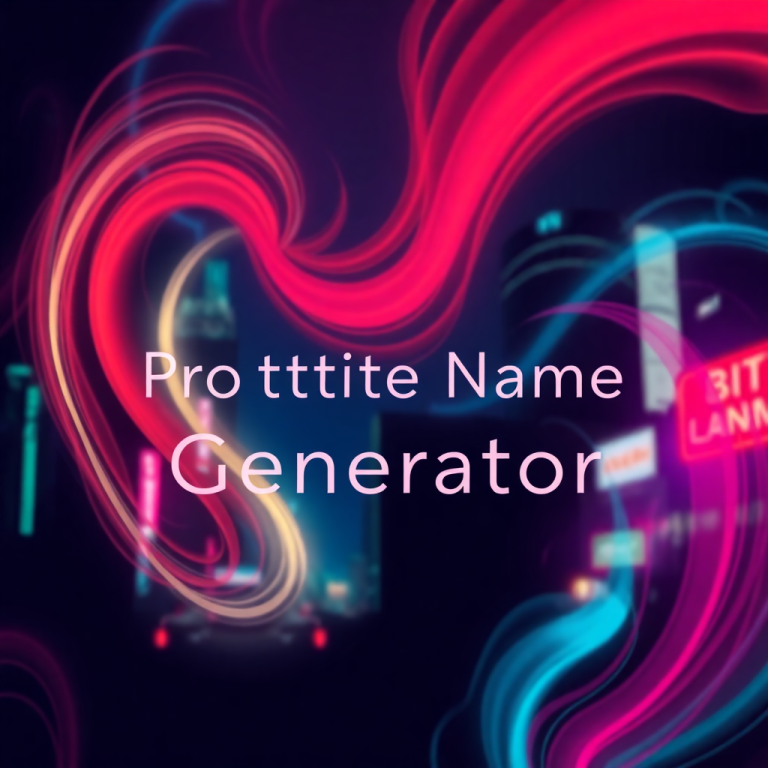 Prostitute Name Generator