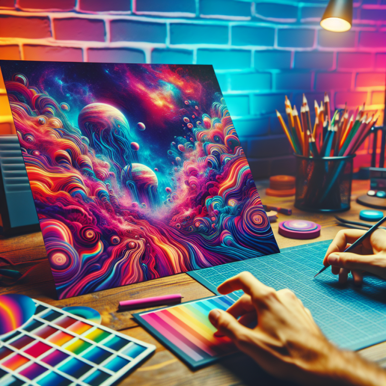 Psychedelic Style Album Cover Generator