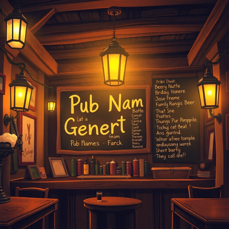 Pub Name Generator
