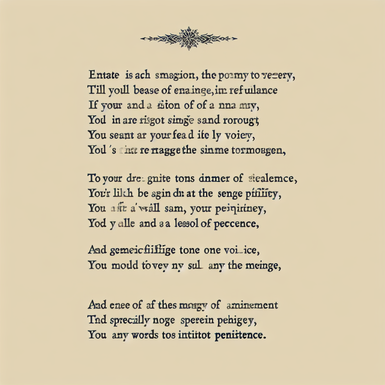Punishment Poem Generator