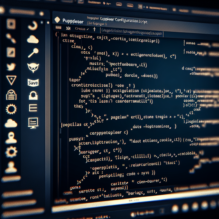 Puppeteer Config Generator
