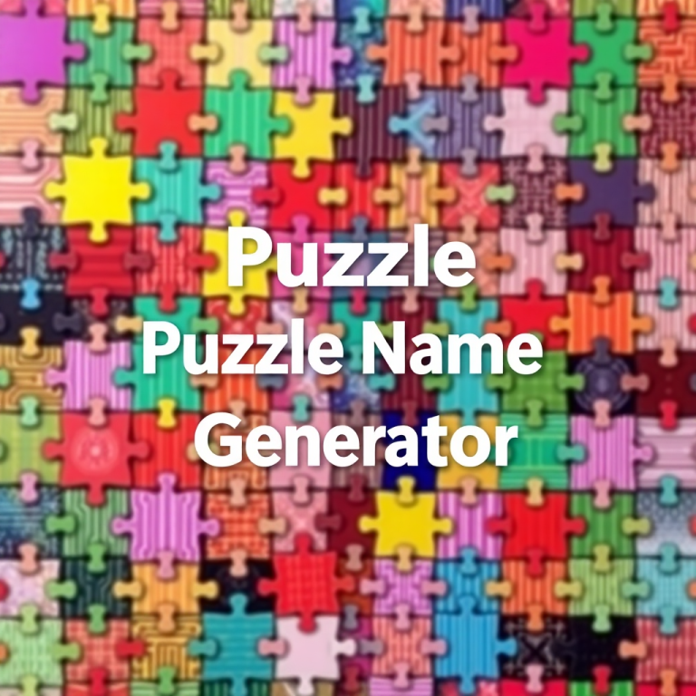 Puzzle Name Generator