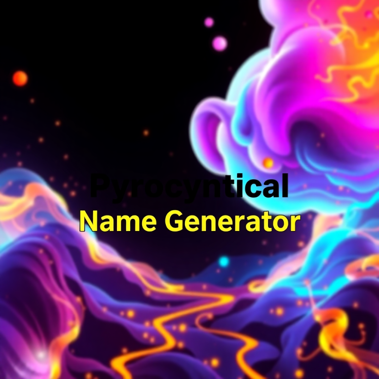Pyrocynical Name Generator