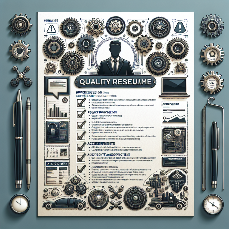 Quality Assurance Resume Generator
