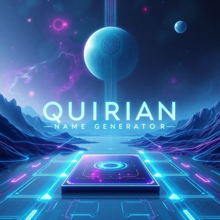 Quarian Name Generator