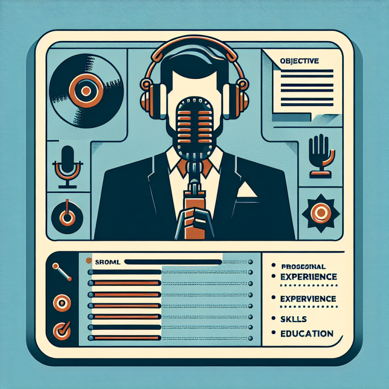 Radio Host Resume Generator