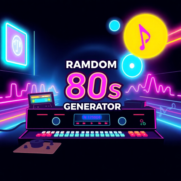 Random 80s Song Generator