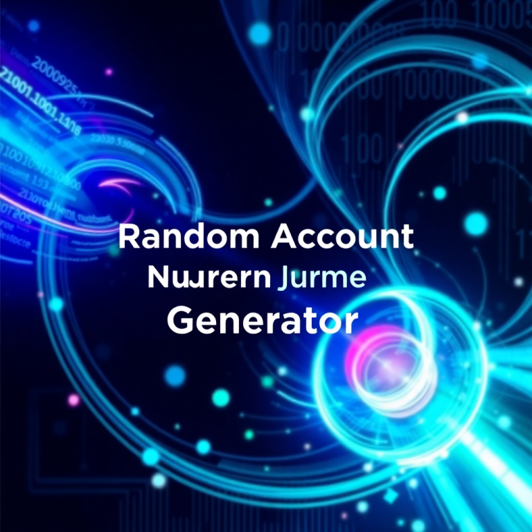 Random Account Number Generator