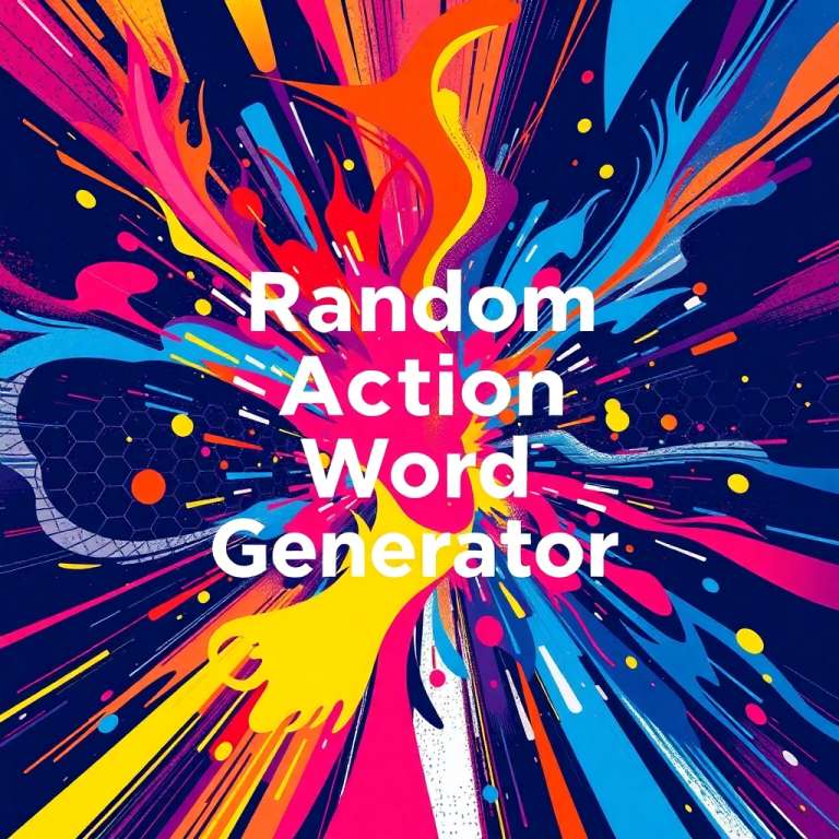 Random Action Word Generator