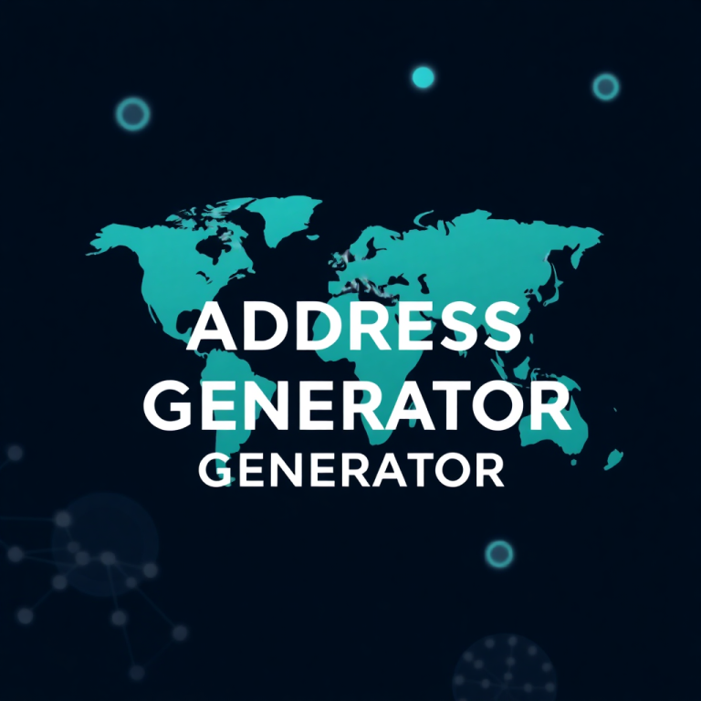 Random Addres Generator