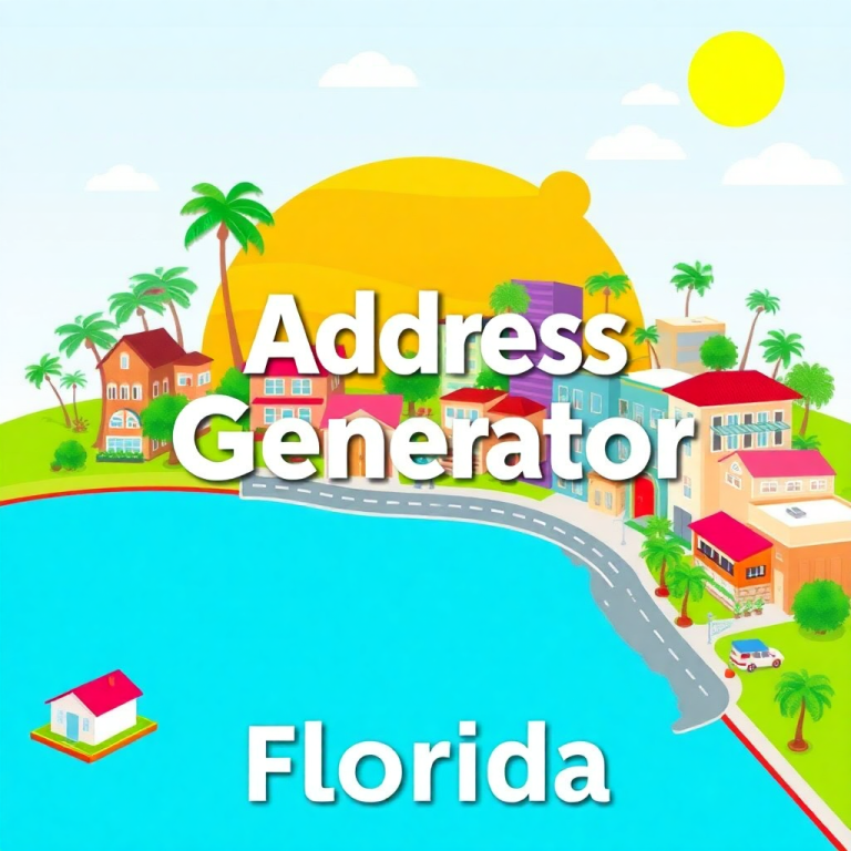 Random Address Generator Florida
