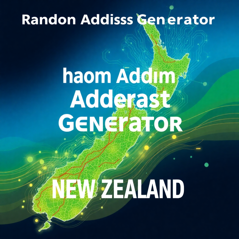 Random Address Generator New Zealand
