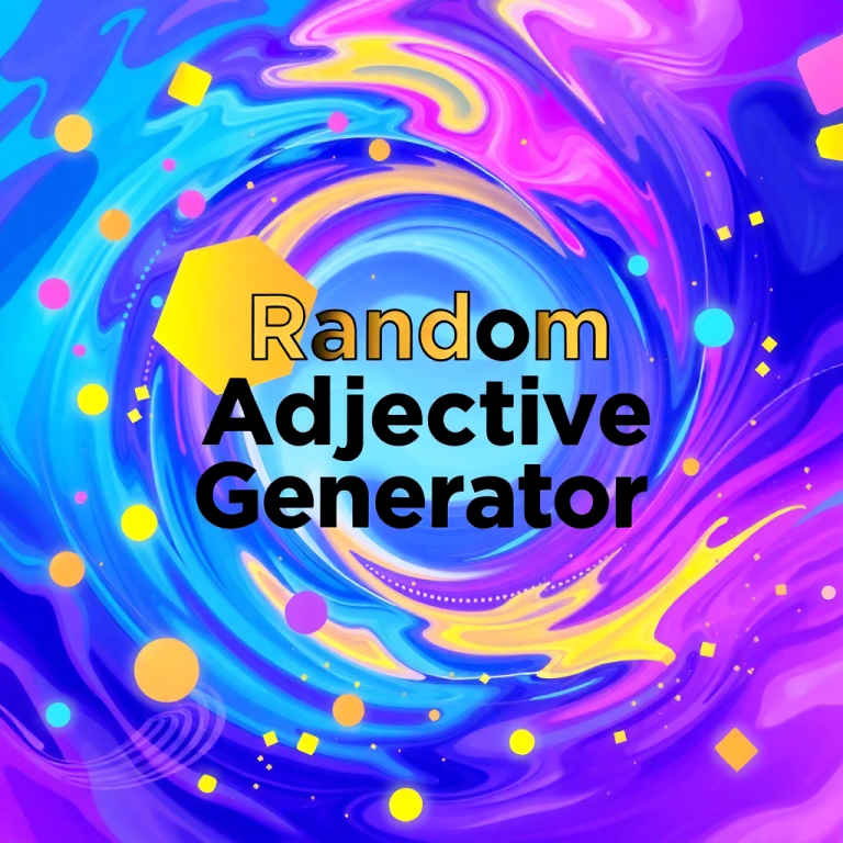 Random Adjective Generator