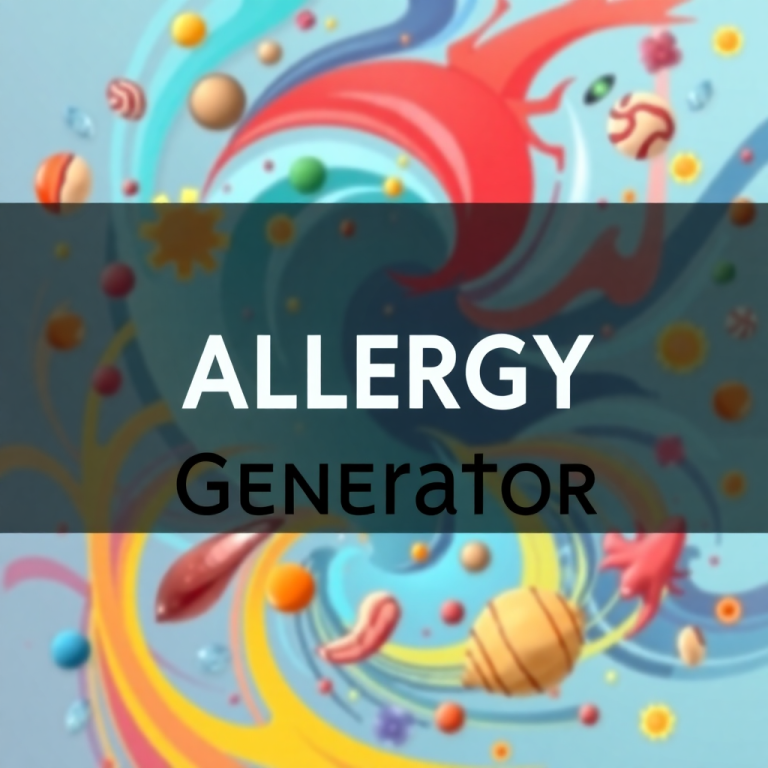 Random Allergy Generator