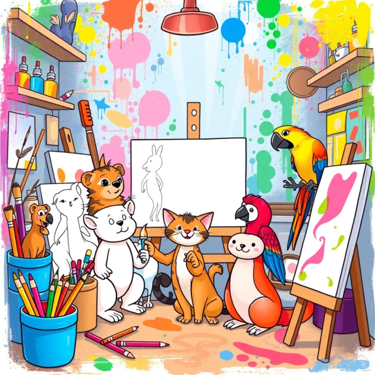 Random Animal Drawing Generator