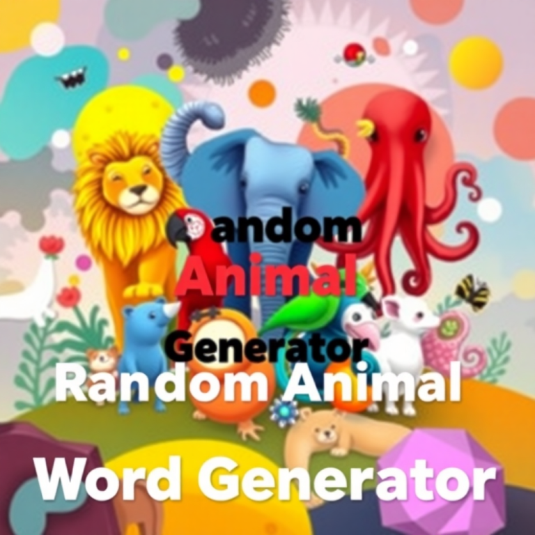 Random Animal Word Generator