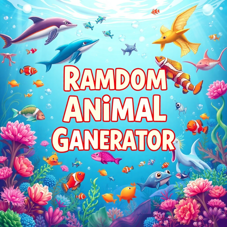 Random Aquatic Animal Generator