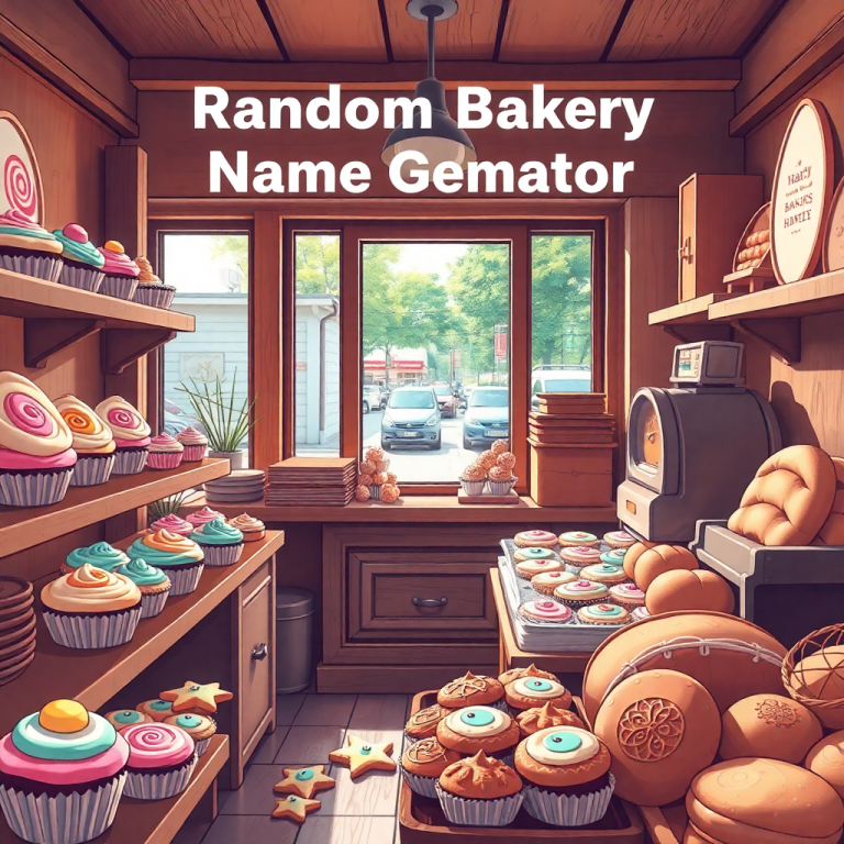 Random Bakery Name Generator