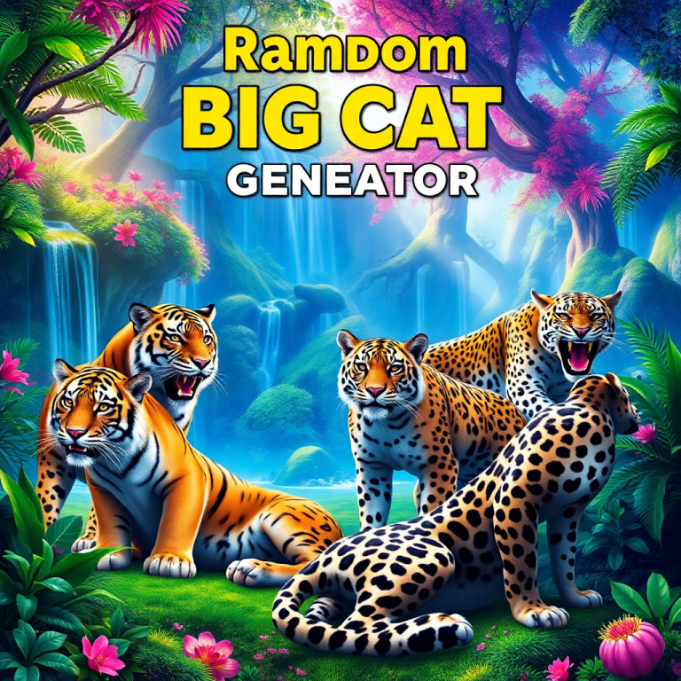 Random Big Cat Generator
