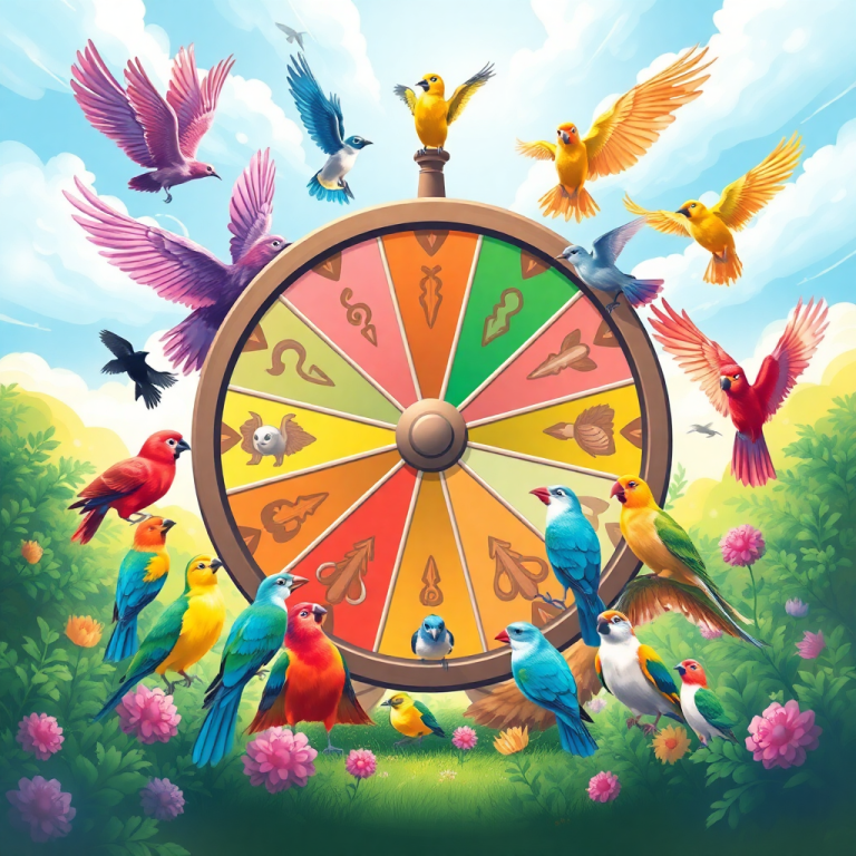 Random Bird Generator Wheel