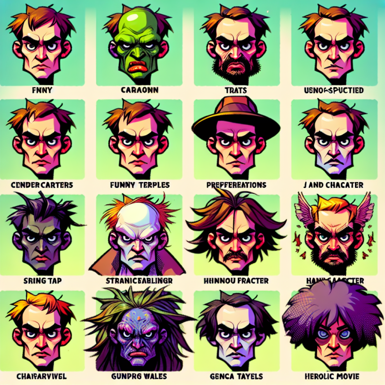 Random Caricature Generator